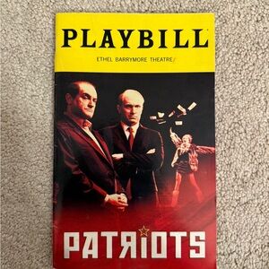 “Patriots” Playbill - Original Broadway Cast